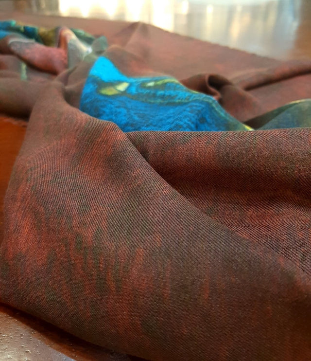 Journey in to the World of Wine scarf - Pietro Gottuso - Vestilarte