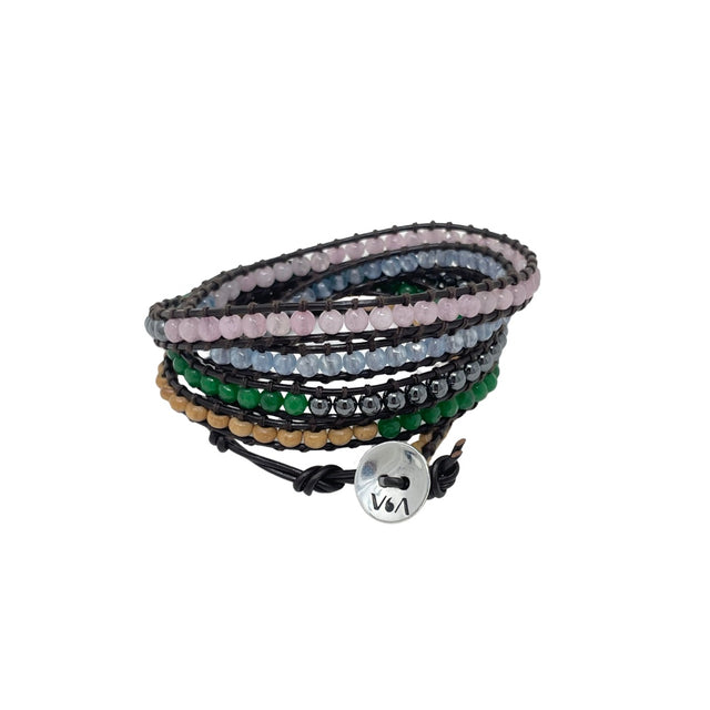Celí - Multistone Bracelet - 5 Wraps - Vestilarte