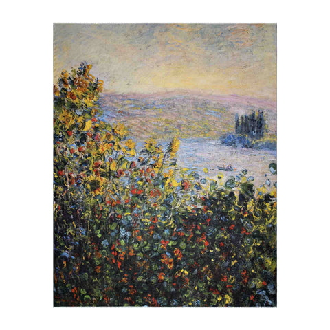 Flower Bens at Vetheuil Scarf - Claude Monet - Vestilarte
