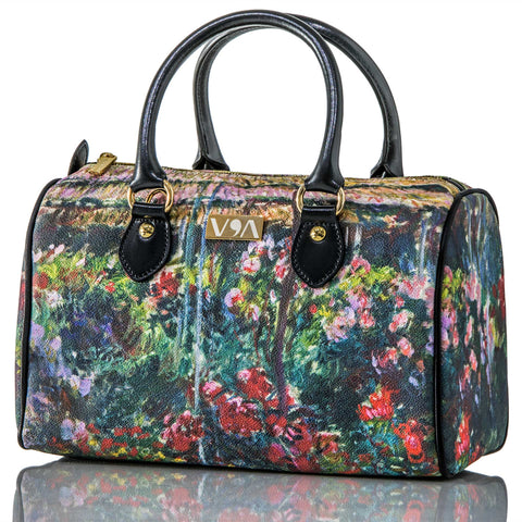 Peony Garden - Claude Monet Handbag - Vestilarte