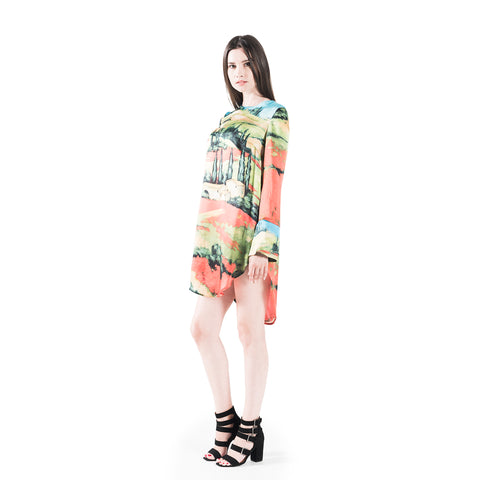 Papaveri in Toscana Blouse - Domenico Monteforte - Vestilarte