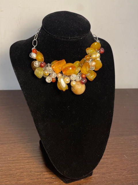  Mirabella – Collana con pietre dure e perle