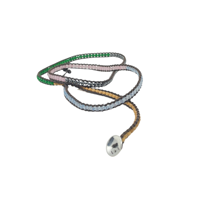Celí - Multistone Bracelet - 5 Wraps - Vestilarte