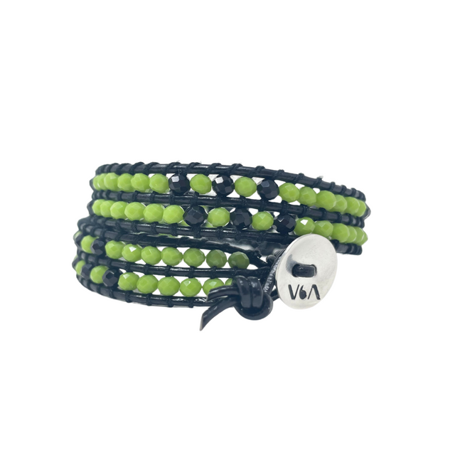Celí - Crystal Bracelet - 2 Double Wraps - Vestilarte