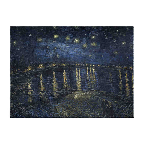 Starry Night Over the Rhone Scarf - Vincent Van Gogh - Vestilarte