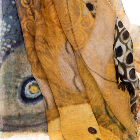  Water Serpents Scarf - Gustav Klimt - Vestilarte