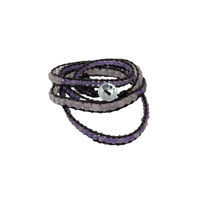 Celí - Amethyst Bracelet - 5 Wraps - Vestilarte