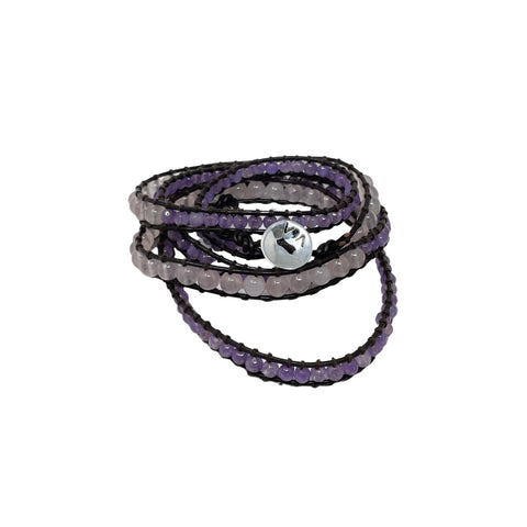  Celí - Amethyst Bracelet - 5 Wraps