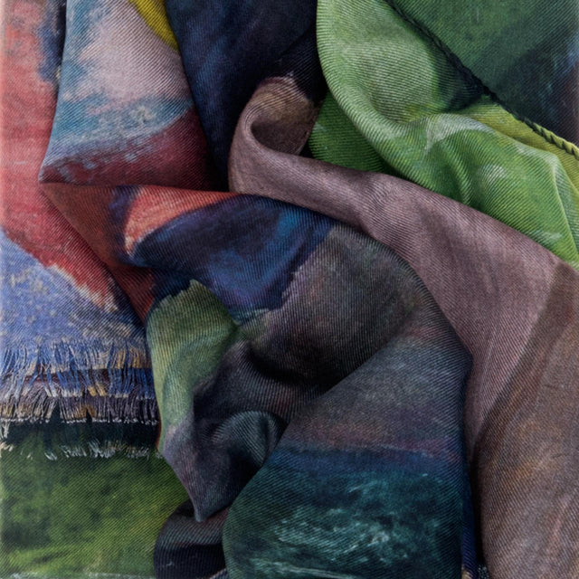 Promenade Scarf - August Macke - Vestilarte
