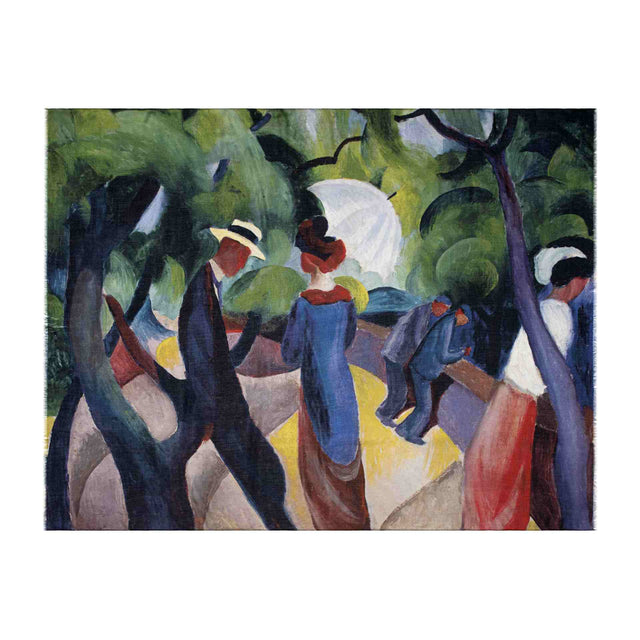 Promenade Scarf - August Macke - Vestilarte
