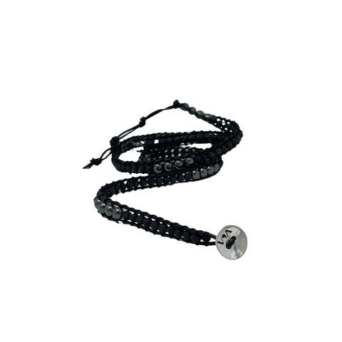 Celí - Black Lava Bracelet - 5 Wraps