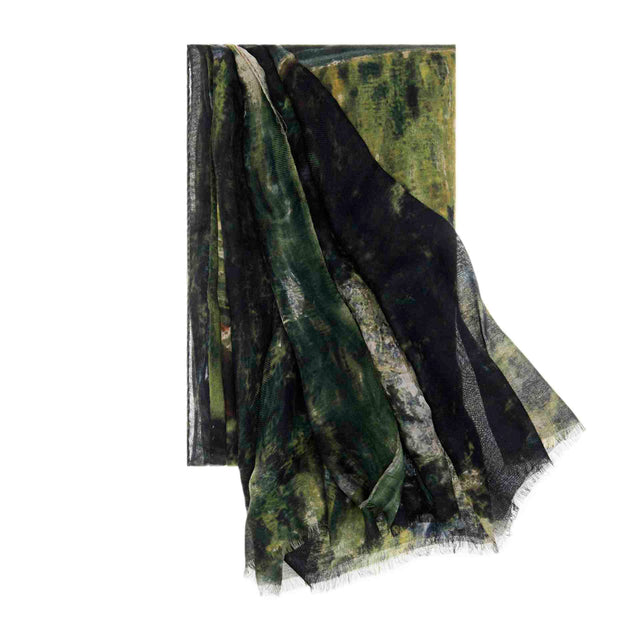 The Japanese Footbridge and the Water Lily Pool Scarf - Claude Monet - Vestilarte
