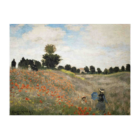  Poppies Scarf - Claude Monet - Vestilarte