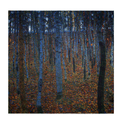 Beech Forest Scarf - Gustav Klimt - Vestilarte
