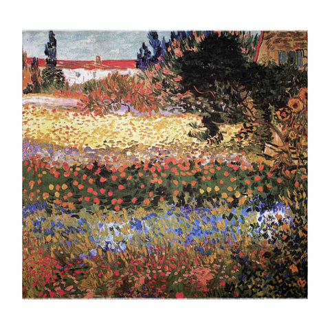  Flowering Garden Scarf - Vincent Van Gogh - Vestilarte