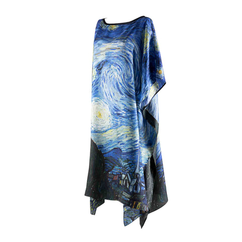 Starry Night Kaftan  - Vincent Van Gogh - Vestilarte