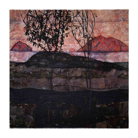 Setting Sun Scarf - Egon Schiele - Vestilarte