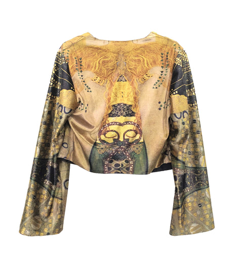  Sea Serpents Bolero Blazer - Gustav Klimt - Vestilarte