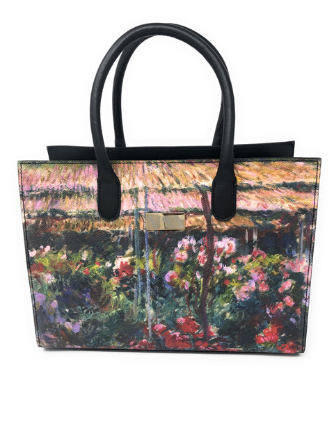  Peony Garden - Claude Monet Lady-Bag - Vestilarte