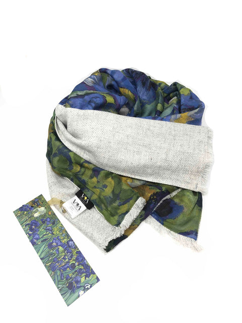  Iris Double Scarf - Van Gogh - Vestilarte