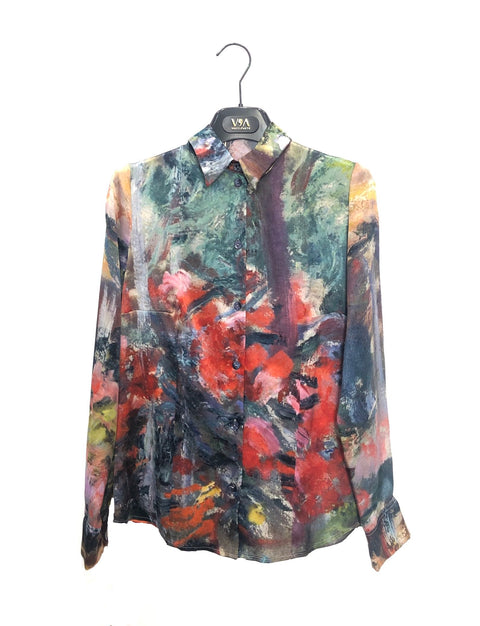  Peony Garden Shirt - Claude Monet - Vestilarte