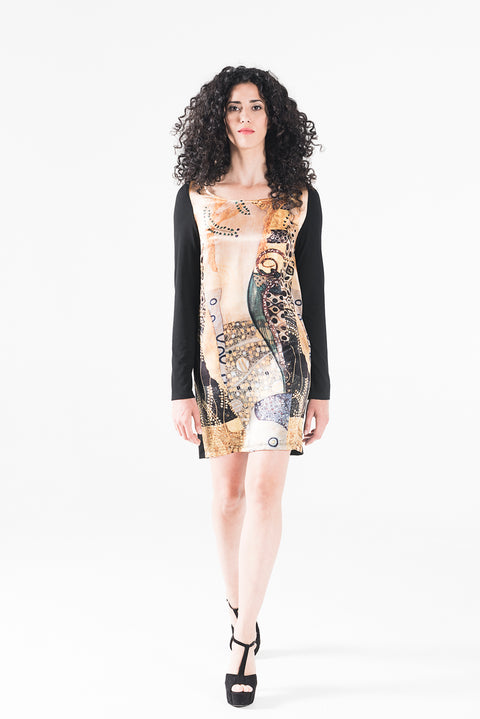  Sea Serpents Dress - Gustav Klimt - Vestilarte