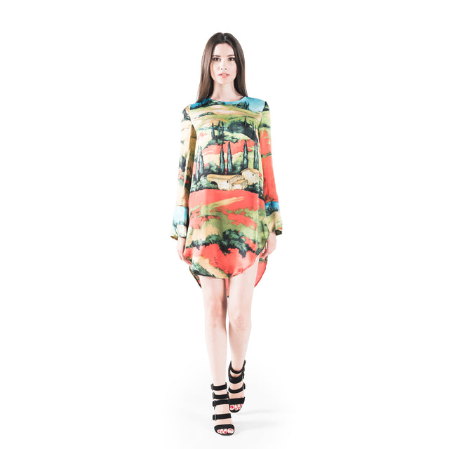 Papaveri in Toscana Blouse - Domenico Monteforte - Vestilarte