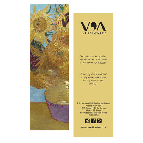  Vase with Twelve Sunflowers Kaftan - Vincent Van Gogh - Vestilarte